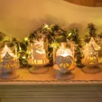 4 Piece Vintage Antique Pillar Candlestick Set tag1