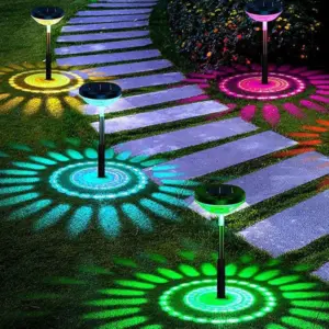 4 Pieces Solar Landscape Path Lighting for Outdoor -  - #tag1#