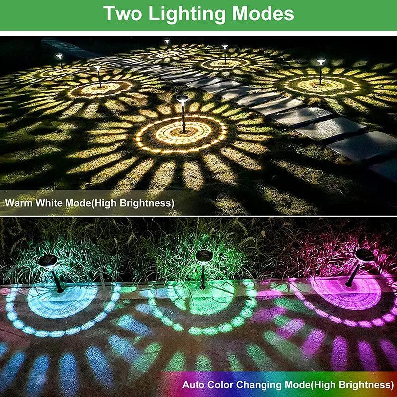 4 Pieces Solar Landscape Path Lighting for Outdoor -  - #tag1#