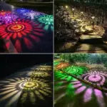 4 Pieces Solar Landscape Path Lighting for Outdoor tag1