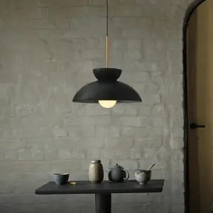Homeko Minimalist Resin Pendant Light For Dining Room