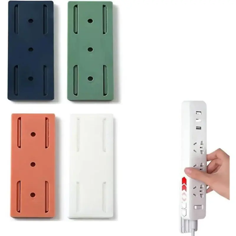 4pcs adhesive punch free socket