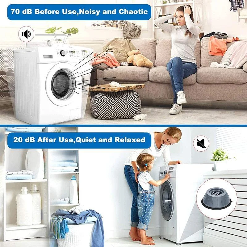 4pcs Anti Vibration Washing Machine Support -  - #tag1#