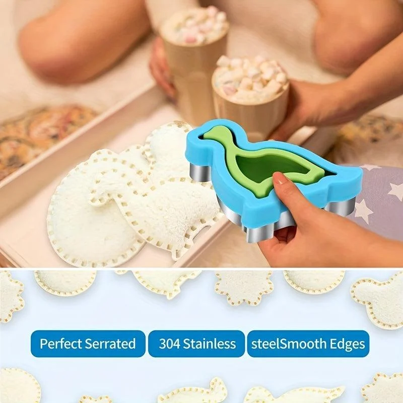 4pcs, DIY Sandwich Cutter And Sealer Set -  - #tag1#