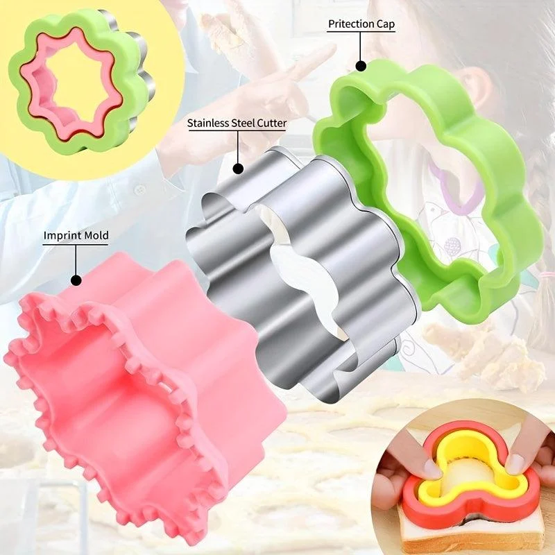 4pcs, DIY Sandwich Cutter And Sealer Set -  - #tag1#