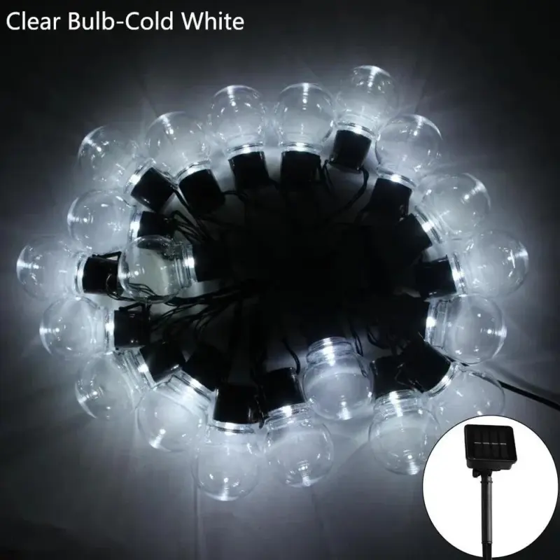 5 7 11M Led Globe Solar Fairy String Lights Christmas Garland Street Wedding Bulb Lamps Outdoor 9326b511 c21e 4ba1 a3a2 ec186d1da646