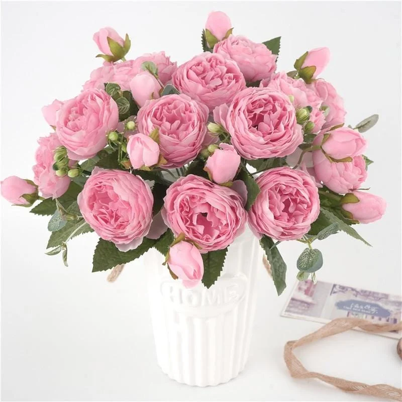 5 Big Heads Bouquet Peonies Artificial Flowers Silk Peonies Bouquet 4 Bud Flowers Wedding Home Decoration 2ea24e19 961b 4d71 Aef4 A7084120e759