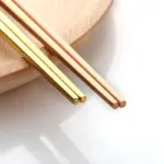 5 Pairs Chopsticks Stainless Steel Titanize Chinese Gold chopsitcks Set Black Metal Chop Sticks Set Used 82ff4bea 52d1 49d3 9bc8 d09a957d7a30