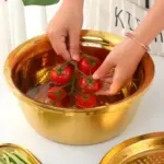 5 in 1 Kitchen Tool Stainless Steel Drain Pot Food Chopper Vegetable Cutter Peeler Hand Held ff4e5027 f39f 4388 b567 8b546a67ed2e