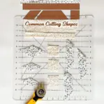 5 in 1 Quilt cutting template tag1