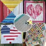 5 in 1 Quilt cutting template tag1