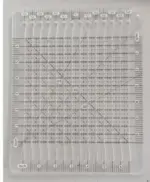 5 in 1 Quilt cutting template tag1
