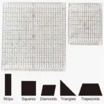 5 in 1 Quilt cutting template tag1