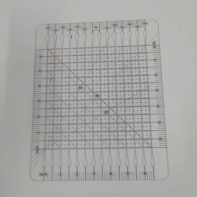 5 in 1 Quilt cutting template tag1