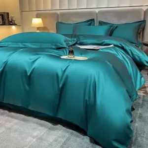 Homeko Green Silky Cotton Bedding Set