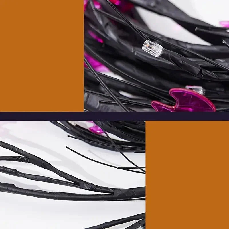 54LED Halloween Bat Decorative Branch String Lights, Wall-mounted Indoor Decorative String Lights -  - #tag1#