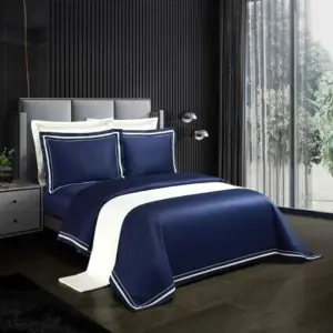 Homeko Blue Luxury Egyptian Cotton Bedding Set