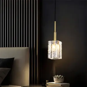 Homeko Shining Living Room Ambient Light Crystal Ceiling Hanging Lamps