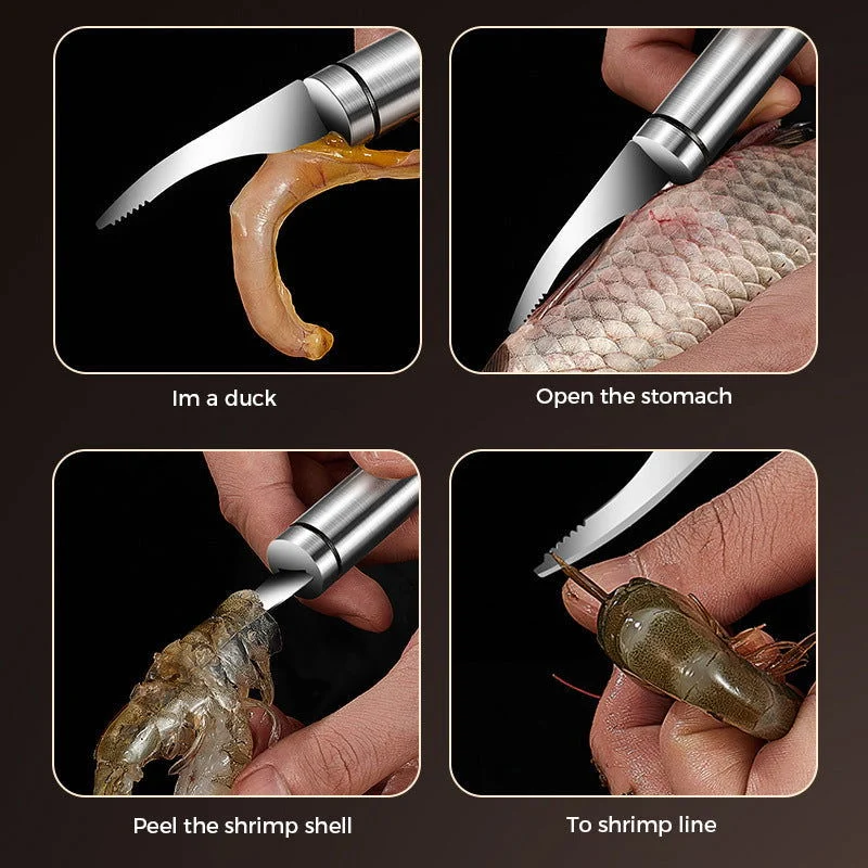 5 in 1 Multifunctional Shrimp Line Fish Maw Knife -  - #tag1#