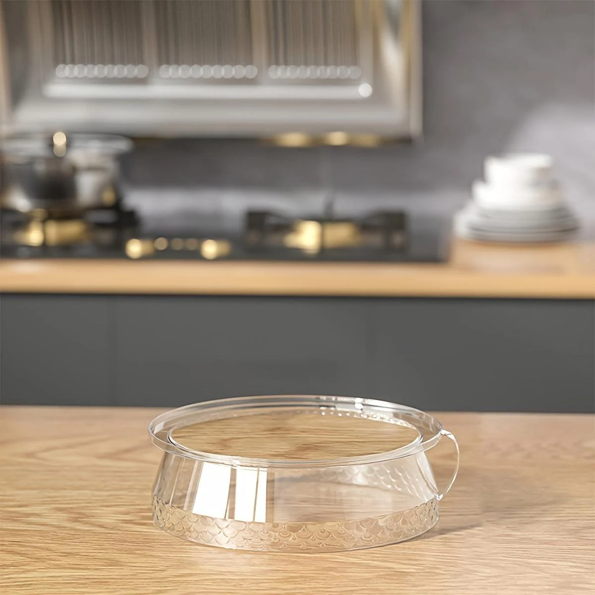 5pcs Stackable Food Cover, Transparent Dust-proof Serving Cover, Food Insulation Cover, Multi-functional Food Protection Cover -  - #tag1#