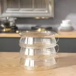 5pcs Stackable Food Cover Transparent Dust proof Serving Cover Food Insulation Cover Multi functional Food Protection Cover tag1