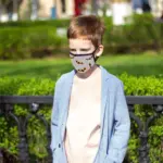 6 Pack Two Layer Reusable Halloween Kids Face Mask With Adjustable Earloop tag1
