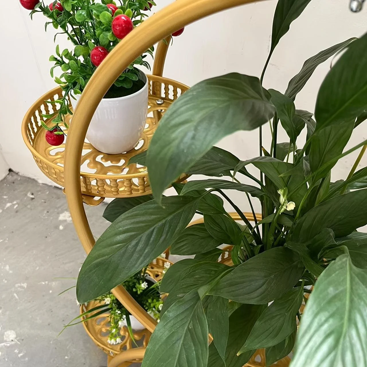 6-layer Flower Stand Can Be Assembled With Pulleys, Plant Stand Indoor Outdoor Hanging Plant Shelf -  - #tag1#