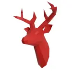 60X45X32Cm-New-Home-Decoratie-Accessoires-Diy-Papier-Handwerk-Vintage-Antelope-Head-Abstract-Kamer-Muur-Decor-herten 60X45X32Cm New Home Decoratie Accessoires Diy Papier Handwerk Vintage Antelope Head Abstract Kamer Muur Decor herten
