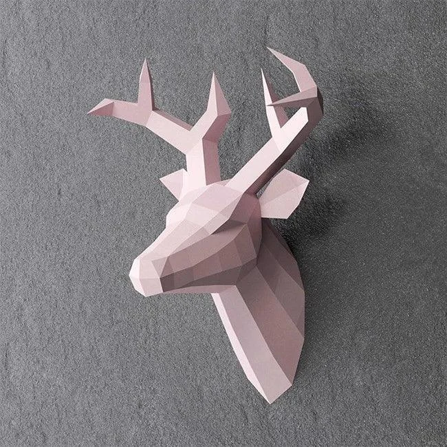60x45x32cm New Home Decoratie Accessoires Diy Papier Handwerk Vintage Antelope Head Abstract Kamer Muur Decor Herten 93337d6d 032d 4653 A528 888e85c49e30