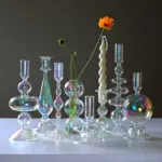 63JoLuxury-Iridescent-Candle-Holders-Decor-for-Table-Nordic-Rainbow-Vase-Flower-Home-Decoration-Glass-Candlestick-Wedding 63JoLuxury Iridescent Candle Holders Decor for Table Nordic Rainbow Vase Flower Home Decoration Glass Candlestick Wedding