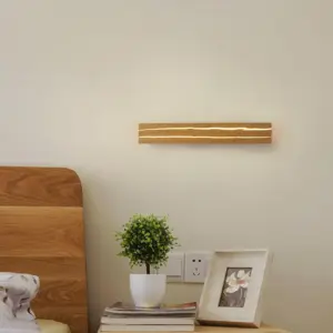 Orr Minimalist LED Wall Lamp Dining Room/Bedroom Wood