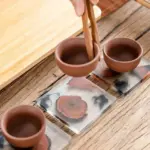 6Pcs Set Resin Pine Coasters Heat Resistant Placemats Drink Mat Tea Coffee Cup Pad Waterproof Non fbc0f880 2bc9 48f1 84d8 efeceeedf17c
