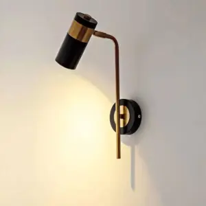 LumiBeam - Modern rotating LED wall lamp made of iron