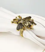 6 Pcs Set Bumble Bee Napkin Rings 5.7cm tag1