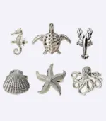 6 Pcs Set Coastal Napkin Rings Coastal Napkin Rings Napkin Rings tag1
