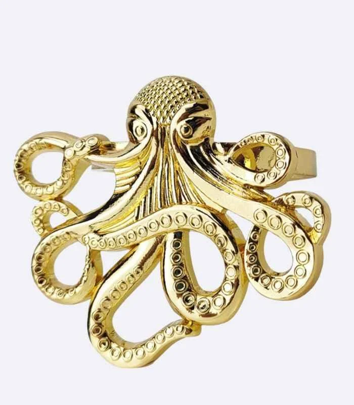 6 Pcs Set Coastal Napkin Rings, Coastal Napkin Rings, Napkin Rings -  - #tag1#