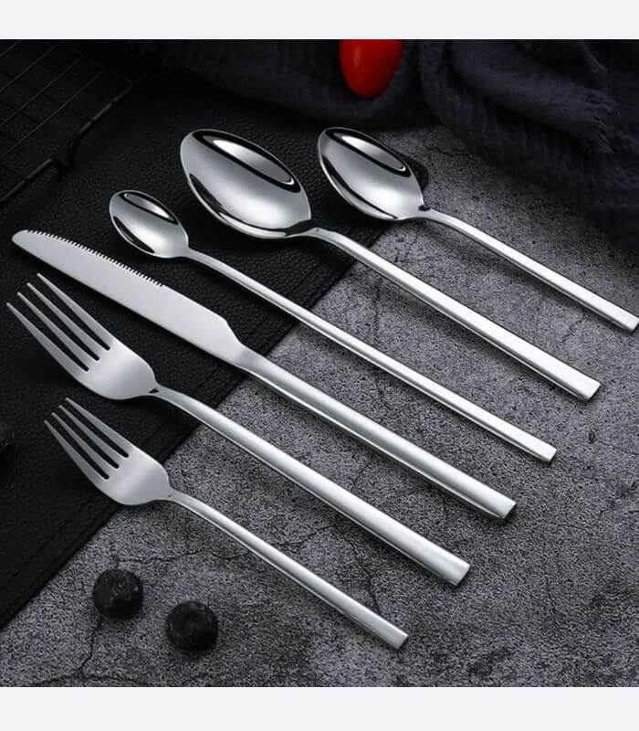 6 Pcs Set Cutlery Set Broadway Stainless Steel Tableware -  - #tag1#