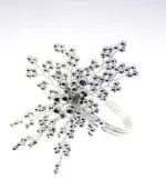 6 Pcs Set Pearl Napkin Rings Beaded 5.5 cm Napkin Rings tag1