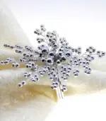 6 Pcs Set Pearl Napkin Rings Beaded 5.5 cm Napkin Rings tag1