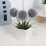 6 Pots of Mini Artificial Plant