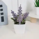 6 Pots of Mini Artificial Plant