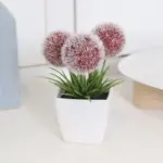 6 Pots of Mini Artificial Plant