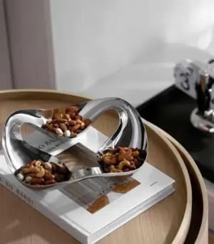 Snack Bowl Stainless Steel Decorative Bowl