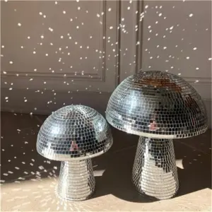 Mushroom Disco Ball Table Decor