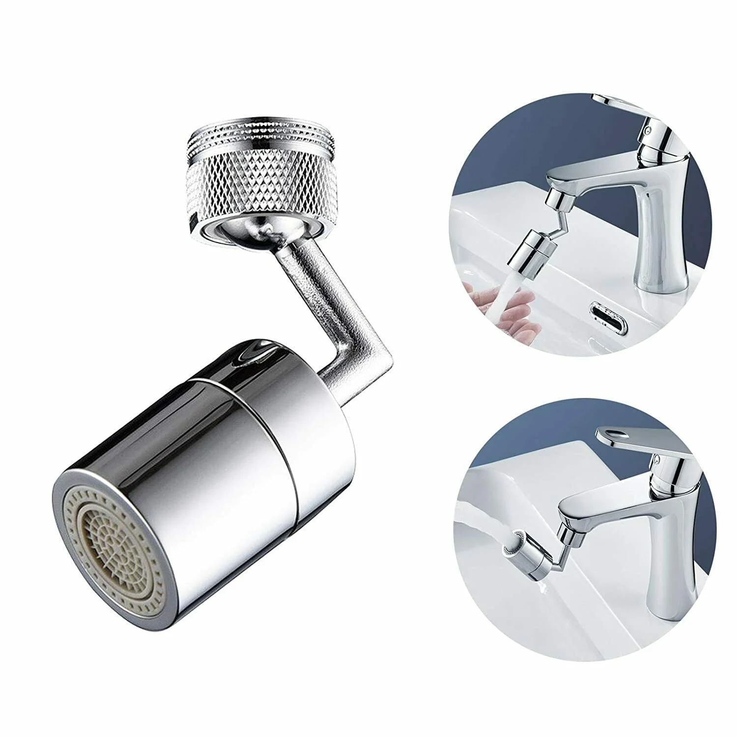 720° Rotatable Universal Splash Filter Faucet with 4-Layer -  - #tag1#
