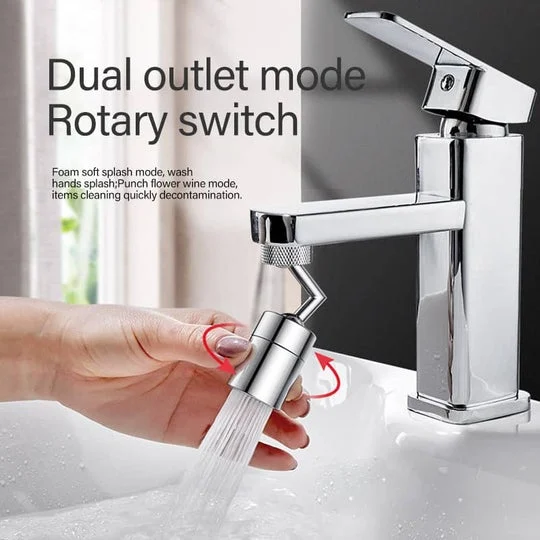 720° Rotatable Universal Splash Filter Faucet with 4-Layer -  - #tag1#