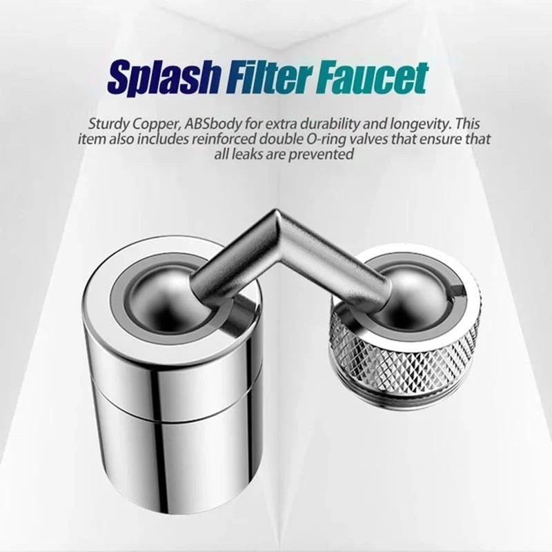 720° Rotatable Universal Splash Filter Faucet with 4-Layer -  - #tag1#