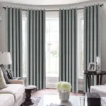 72NaturalGreygrommetcurtain