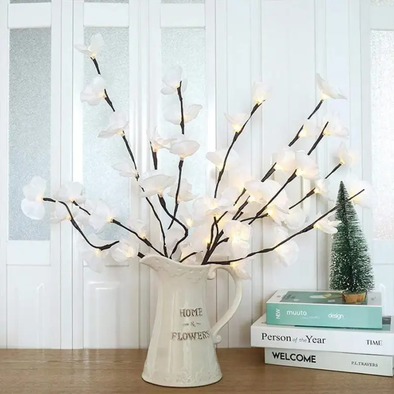 73cm LED Simulation Orchid Branch Lights 20 Bulbs Christmas Vase Filler Floral Light Holiday Garden Party 81223cbc 8ee2 45f7 9183 873988d2dde5
