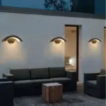 7GiA18W 24W 30W Moden Waterdichte Outdoor Wandlamp Pir Motion Sensor Wandlamp Tuin Veranda Frontdoor Zwart aluminium